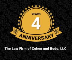 The Law Firm of Cohen and Bodo, LLC is celebrating its Anniversary!